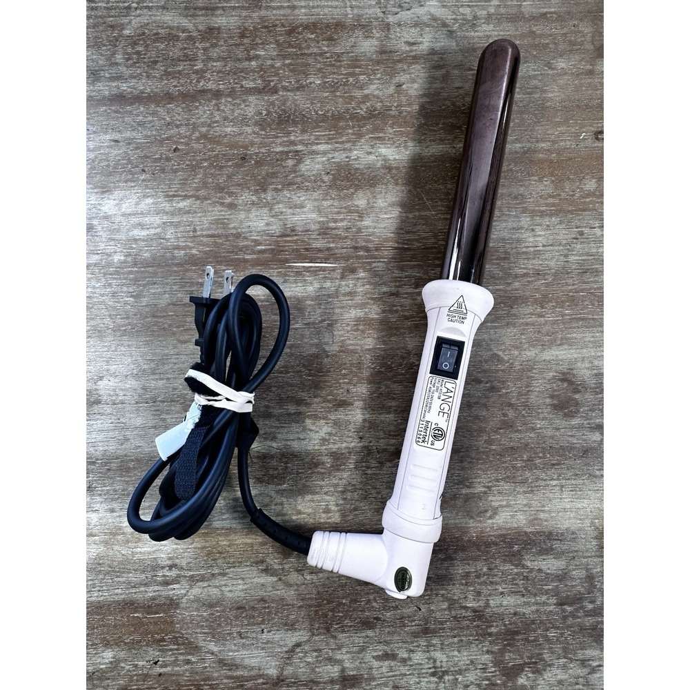 Lange Curling Wand Hair Curler Rose Gold Barrel HT0266 Salon Quality *TESTED* 1"
